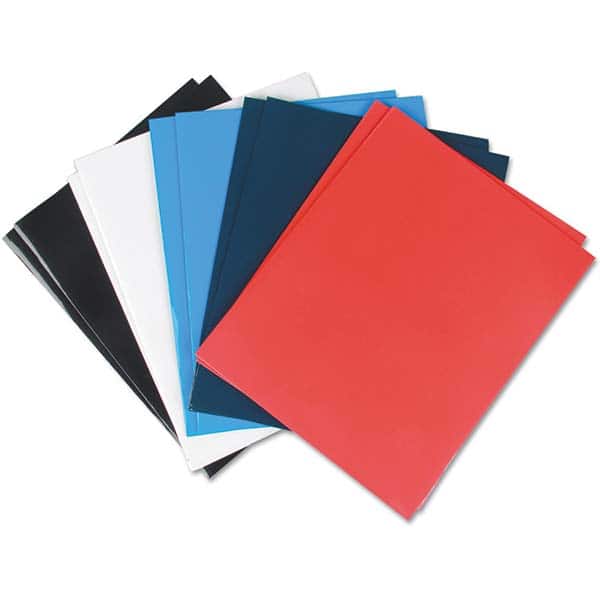 UNIVERSAL - File Folders, Expansion Folders & Hanging Files Folder/File Type: Pocket Folders Color: Assorted - Exact Tool & Supply