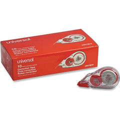UNIVERSAL - Correction Fluid & Tape Type: Correction Tape Non-Refillable Tape Size: 1/5 x 315" - Exact Tool & Supply