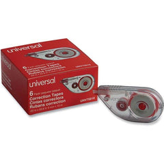 UNIVERSAL - Correction Fluid & Tape Type: Correction Tape Non-Refillable Tape Size: 1/5 x 393" - Exact Tool & Supply