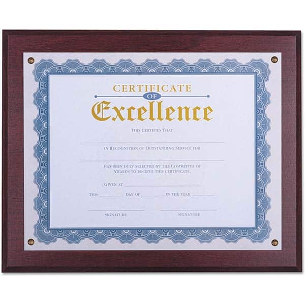 UNIVERSAL - Document Protectors Type: Award Plaque Width (Inch): 13.33 - Exact Tool & Supply
