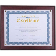 UNIVERSAL - Document Protectors Type: Award Plaque Width (Inch): 13.33 - Exact Tool & Supply