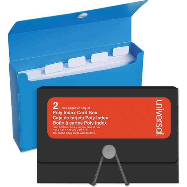 UNIVERSAL - Rolodexes & Cards Rolodex Type: Index Cards Size: 3 x 5 - Exact Tool & Supply