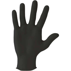 Value Collection - Size Medium, 5 mil, Industrial Grade, Powder Free Nitrile Disposable Gloves - Exact Tool & Supply