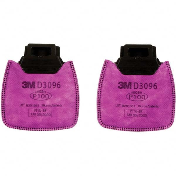 3M - Half & Full Facepiece Cartridges & Filters Type: Filter NIOSH Filter Rating: P100 - Exact Tool & Supply