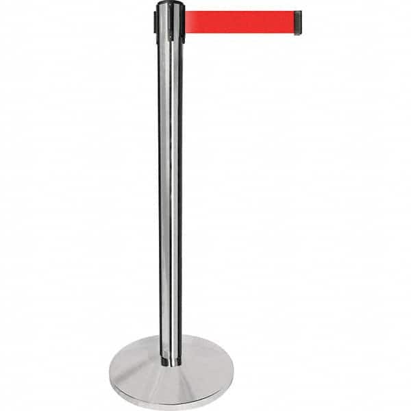Tensator - Barrier Posts Type: Tensabarrier Post Post Color/Finish: Polished Chrome - Exact Tool & Supply