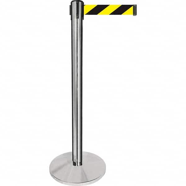 Tensator - Barrier Posts Type: Tensabarrier Post Post Color/Finish: Polished Chrome - Exact Tool & Supply