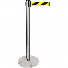 Tensator - Barrier Posts Type: Tensabarrier Post Post Color/Finish: Polished Chrome - Exact Tool & Supply