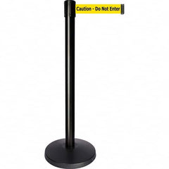 Tensator - Barrier Posts Type: Tensabarrier Post Post Color/Finish: Black - Exact Tool & Supply