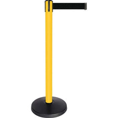 Tensator - Barrier Posts Type: Tensabarrier Post Post Color/Finish: Yellow - Exact Tool & Supply