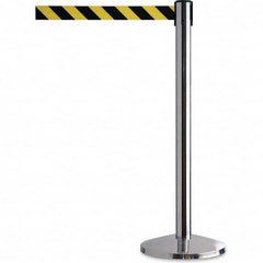 Tensator - Barrier Posts Type: Tensabarrier Post Post Color/Finish: Polished Chrome - Exact Tool & Supply
