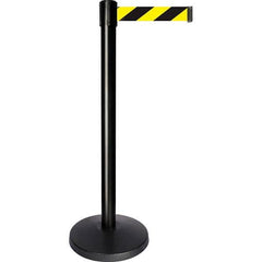 Tensator - Barrier Posts Type: Tensabarrier Post Post Color/Finish: Black - Exact Tool & Supply