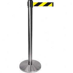 Tensator - Barrier Posts Type: Tensabarrier Post Post Color/Finish: Satin Chrome - Exact Tool & Supply