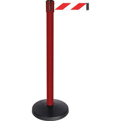 Tensator - Barrier Posts Type: Tensabarrier Post Post Color/Finish: Red - Exact Tool & Supply