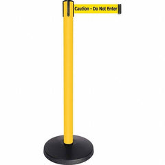Tensator - Barrier Posts Type: Tensabarrier Post Post Color/Finish: Yellow - Exact Tool & Supply