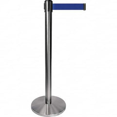 Tensator - Barrier Posts Type: Tensabarrier Post Post Color/Finish: Satin Chrome - Exact Tool & Supply