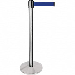 Tensator - Barrier Posts Type: Tensabarrier Post Post Color/Finish: Polished Chrome - Exact Tool & Supply