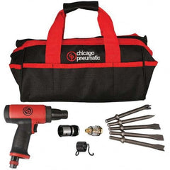 Chicago Pneumatic - 3,500 BPM, 2.64" Long Stroke, Air Chipping Hammer - Exact Tool & Supply