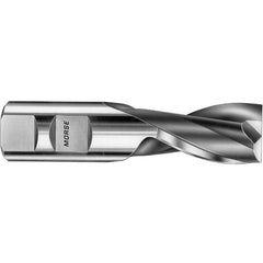 5/8″ × 5/8″ × 1 5/16″ × 3 3/4″ 2 Flute Single End HSS Finishing Center Cutting End Mill-TiN Series/List #1898G - Exact Tool & Supply