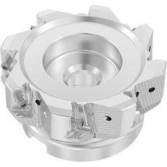 Seco - Indexable Square-Shoulder Face Mills Cutting Diameter (mm): 100.00 Cutting Diameter (Decimal Inch): 3.9371 - Exact Tool & Supply