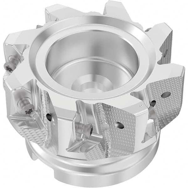 Seco - Indexable Square-Shoulder Face Mills Cutting Diameter (mm): 80.00 Cutting Diameter (Decimal Inch): 3.1497 - Exact Tool & Supply