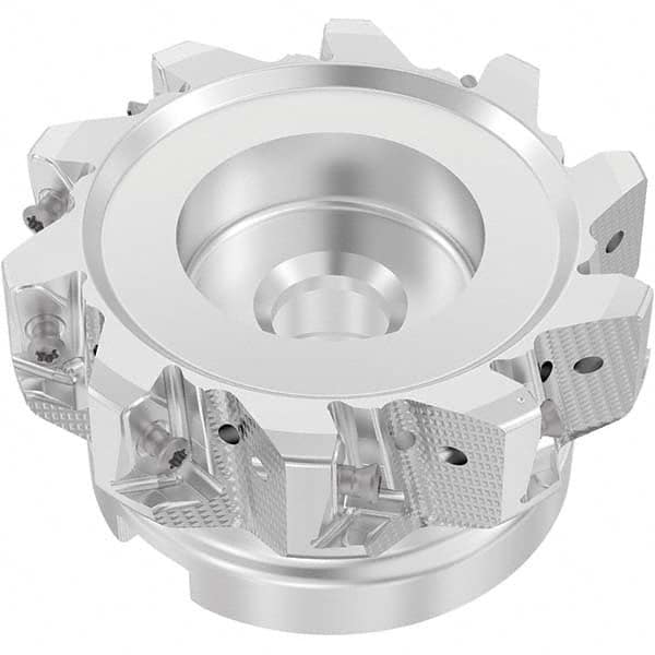 Seco - Indexable Square-Shoulder Face Mills Cutting Diameter (mm): 125.00 Cutting Diameter (Decimal Inch): 4.9213 - Exact Tool & Supply