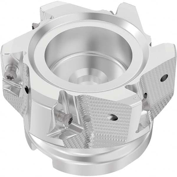 Seco - Indexable Square-Shoulder Face Mills Cutting Diameter (mm): 63.00 Cutting Diameter (Decimal Inch): 2.4804 - Exact Tool & Supply