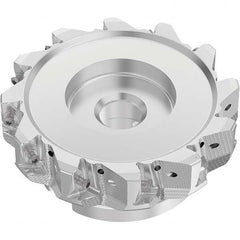 Seco - Indexable Square-Shoulder Face Mills Cutting Diameter (mm): 125.00 Cutting Diameter (Decimal Inch): 4.9213 - Exact Tool & Supply