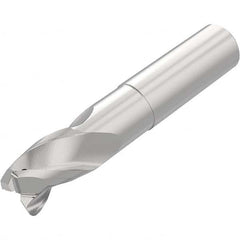 Niagara Cutter - 1" Diam 3 Flute Solid Carbide 0.09" Corner Radius End Mill - Exact Tool & Supply