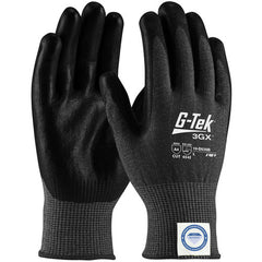 19-D534B/M Coated Gloves - G-Tek 3GX Dyneema Diamond - Black 13G - Nitrile Foam - Touchscreen - A4 - Exact Tool & Supply