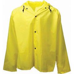 Neese - Size L Yellow Flame Resistant/Retardant Rain Jacket - Exact Tool & Supply
