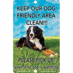 DOGIPOT - Pet Waste Station Accessories Type: Reflective Pet Sign Material: Aluminum - Exact Tool & Supply