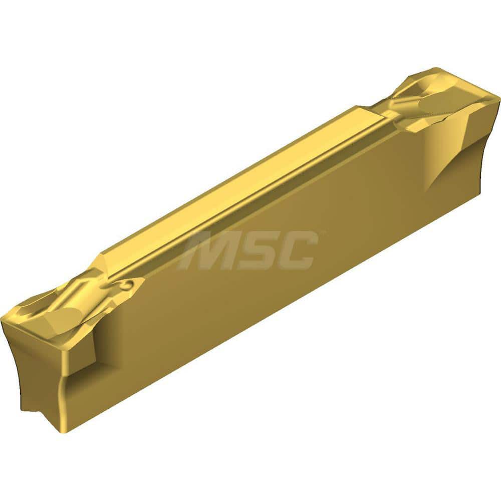 Grooving Insert: GCM2002CG AC830P, Solid Carbide Super FF Finish, Right Hand, 2 mm Cutting Width, 20 mm Max Depth, Series GND