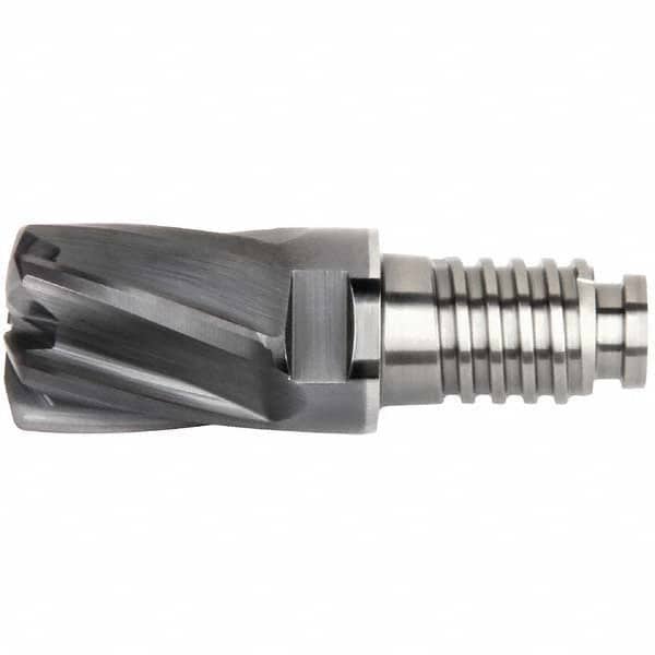 Kennametal - Corner Radius & Corner Chamfer End Mill Heads Mill Diameter (Inch): 3/4 Mill Diameter (Decimal Inch): 0.7500 - Exact Tool & Supply