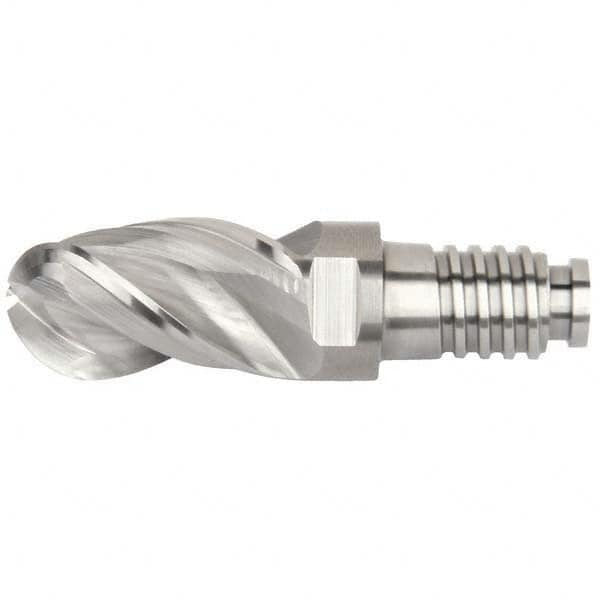 Kennametal - Ball End Mill Heads Mill Diameter (Inch): 3/8 Mill Diameter (Decimal Inch): 0.3750 - Exact Tool & Supply