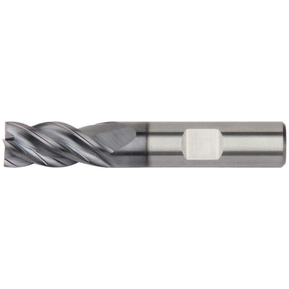 Kennametal - 5/8" Diam 4 Flute Solid Carbide 0.03" Corner Radius End Mill - Exact Tool & Supply