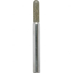 Strauss - Grinding Pins Abrasive Head Diameter (Decimal Inch): 0.375 Abrasive Head Diameter (Inch): 3/8 - Exact Tool & Supply