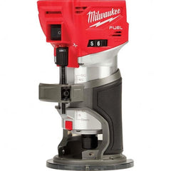 Milwaukee Tool - Electric Routers Collet Size (Inch): 1/4 Router Type: Cordless Compact Router - Exact Tool & Supply