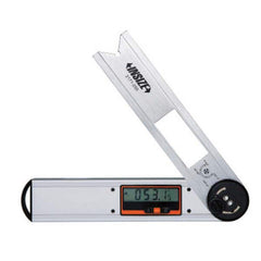 Insize USA LLC - Digital & Dial Protractors; Style: Protractor ; Measuring Range (Degrees): 360.00 ; Magnetic Base: No ; Battery Type: CR2032 ; Resolution (Degrees): 0.05 ; Data Output: No - Exact Tool & Supply