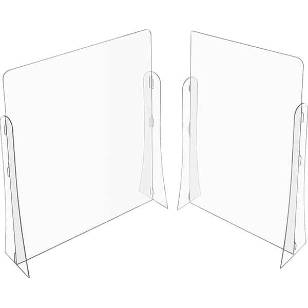 USA Sealing - 60" x 48" Partition & Panel System-Social Distancing Barrier - Exact Tool & Supply