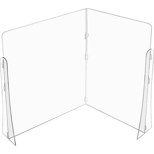 USA Sealing - 60" x 36" Partition & Panel System-Social Distancing Barrier - Exact Tool & Supply