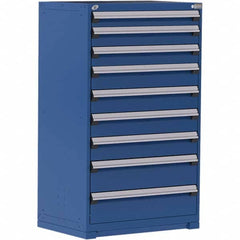 Rousseau Metal - Modular Storage Cabinets Number of Drawers: 9.000 Height (Inch): 60 - Exact Tool & Supply