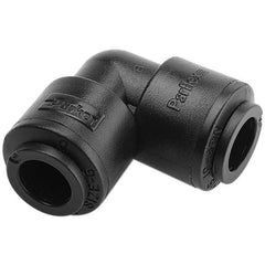 Parker - Plastic Push-To-Connect Tube Fittings Type: Union Elbow Tube Outside Diameter (Inch): 3/8 - Exact Tool & Supply