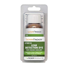 Leak Finder - Automotive Leak Detection Dyes Applications: Coolant Container Size: 1 oz. - Exact Tool & Supply