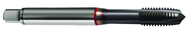 M4x0.70 6H 3-Flute Cobalt Red Ring Spiral Point Plug Tap-TiCN - Exact Tool & Supply