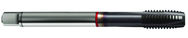 M5x0.80 6H 3-Flute Cobalt Red Ring Spiral Point Plug Tap-TiCN - Exact Tool & Supply