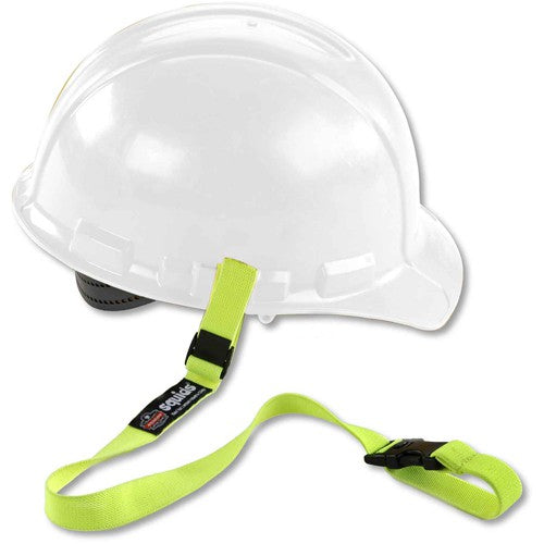 3150 Lime Elastic Hard Hat Lanyard With Buckle - Exact Tool & Supply