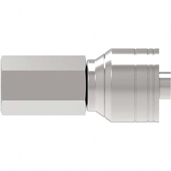 Eaton - Hydraulic Hose Fittings & Couplings Type: Female Pipe Rigid Hose Diameter: 1/8 (Inch) - Exact Tool & Supply