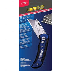 Rapid Edge - Pocket & Folding Knives Knife Type: Utility Blade Folding Knife Edge Type: Serrated - Exact Tool & Supply