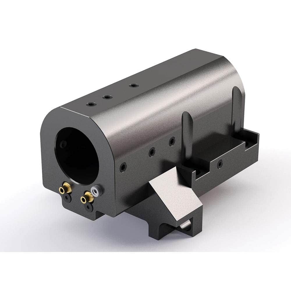 Global CNC Industries - Turret & VDI Tool Holders; Type: Mori ID Block ; Clamping System: 124mm X 95mm ; Tool Axis: ID ; Through Coolant: No ; Additional Information: 4 Mounting Holes - Exact Tool & Supply