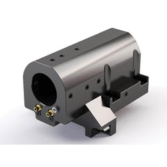 Global CNC Industries - Turret & VDI Tool Holders; Type: Mori ID Block ; Clamping System: 124mm X 95mm ; Tool Axis: ID ; Through Coolant: No ; Additional Information: 4 Mounting Holes - Exact Tool & Supply
